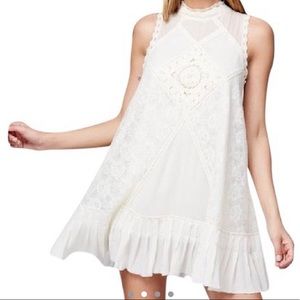 FREE PEOPLE LACE SWING DRESS